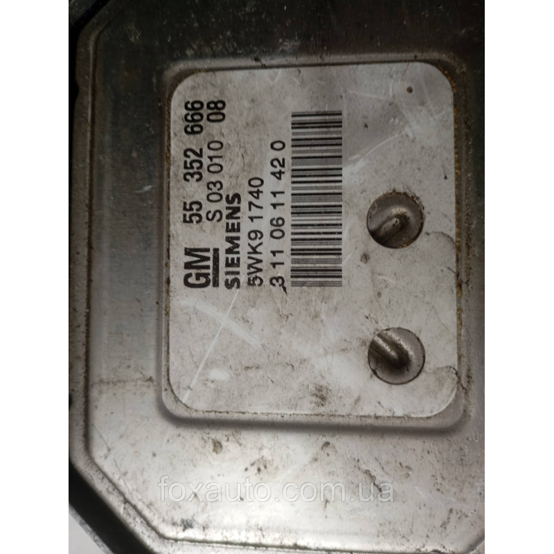 Блок управління двигуном оригінал Opel 55352666 Блок управління двигуном оригінал Opel 55352666