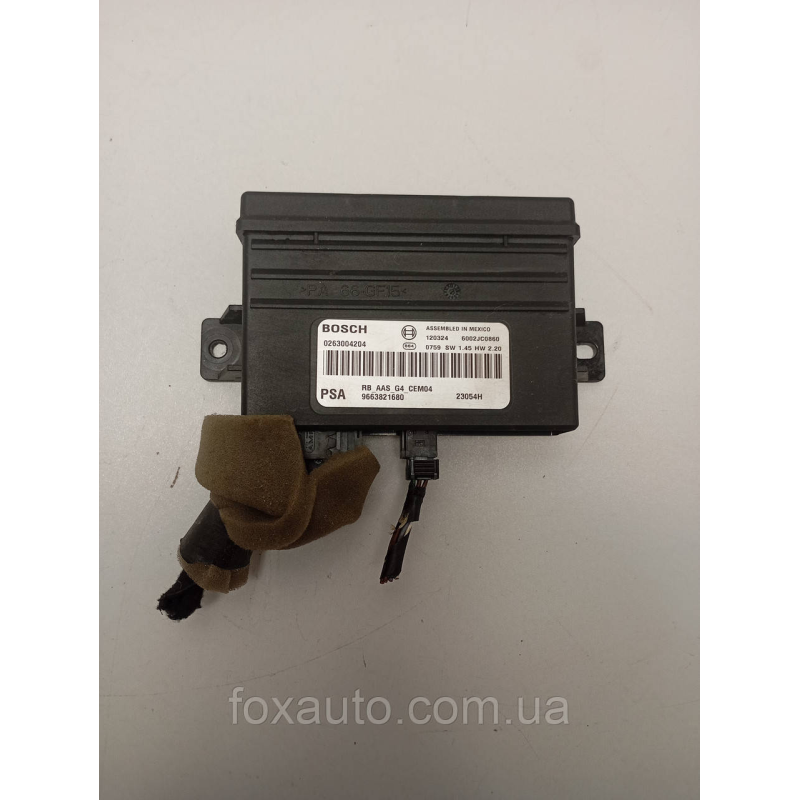 Блок Управления Парктроником Европа Оригинал Peugeot Citroen  0263004204