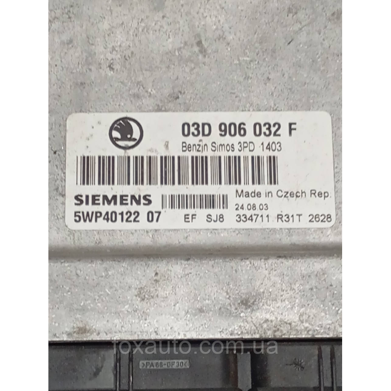 Блок Управления VAG 03D906032F Блок Управления VAG 03D906032F