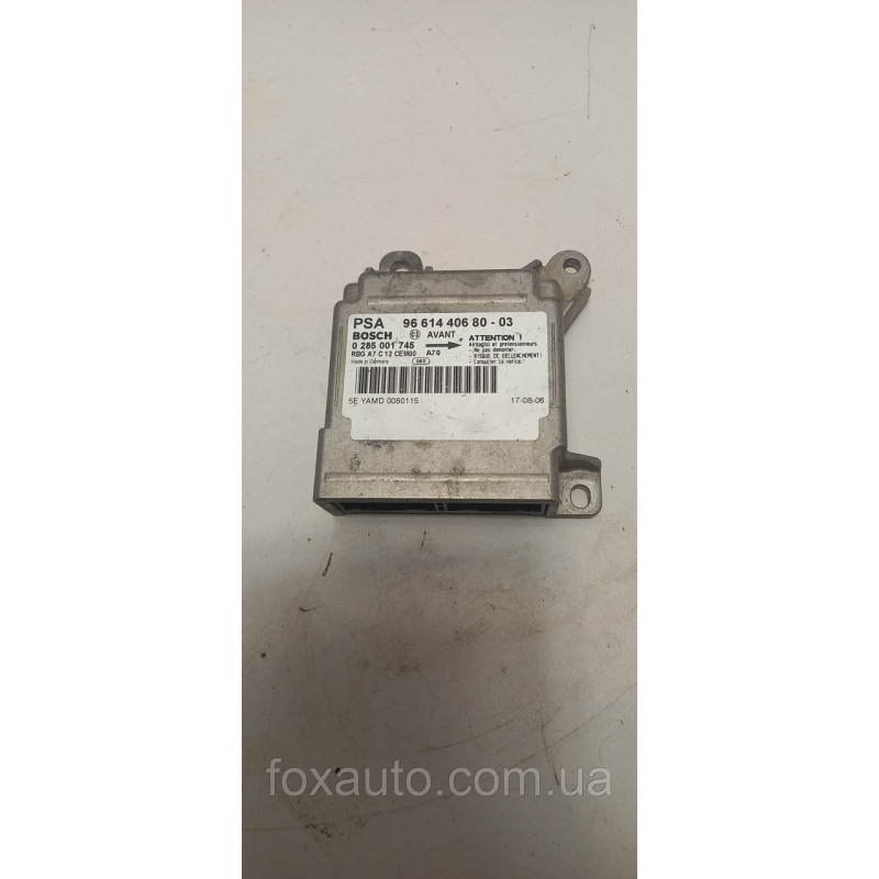 Блок управления AirBag Peugeot 207 9661440680-03