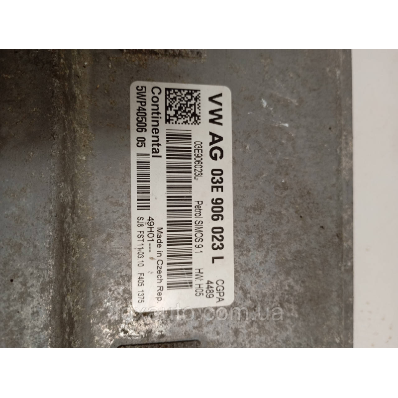 Блок Управления Двигателем VW Polo 03E906023L Блок Управления Двигателем VW Polo 03E906023L
