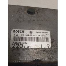 Блок Управления Двигателем Fiat Doblo Европа Оригинал 0281010344