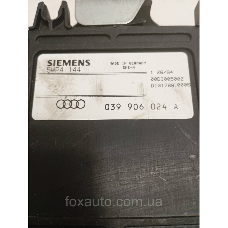 Блок Управления двигателем VAG Европа Оригинал 039906024A Блок Управления двигателем VAG Европа Оригинал 039906024A