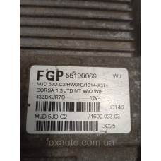 Блок управления двигателем Opel Corsa Европа Оригинал 55190069