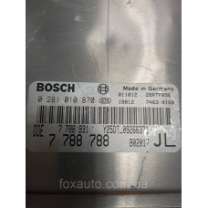 Блок Управления двигателем Opel Omega Европа Оригинал 0281010870