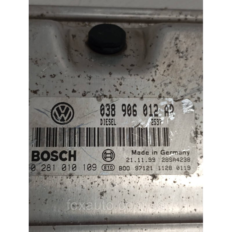 Блок Управления двигателем VAG Европа Оригинал 038906012AB Блок Управления двигателем VAG Европа Оригинал 038906012AB