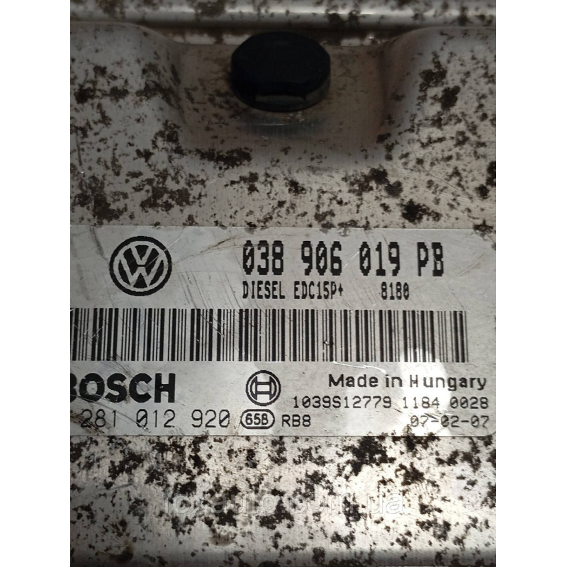 Блок управления двигателем VAG Европа Оригинал 038906019PB Блок управления двигателем VAG Европа Оригинал 038906019PB