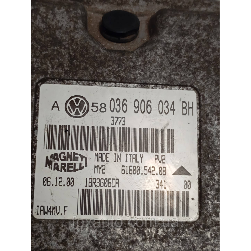 Блок управления двигателем VAG Европа Оригинал 036906034BH Блок управления двигателем VAG Европа Оригинал 036906034BH