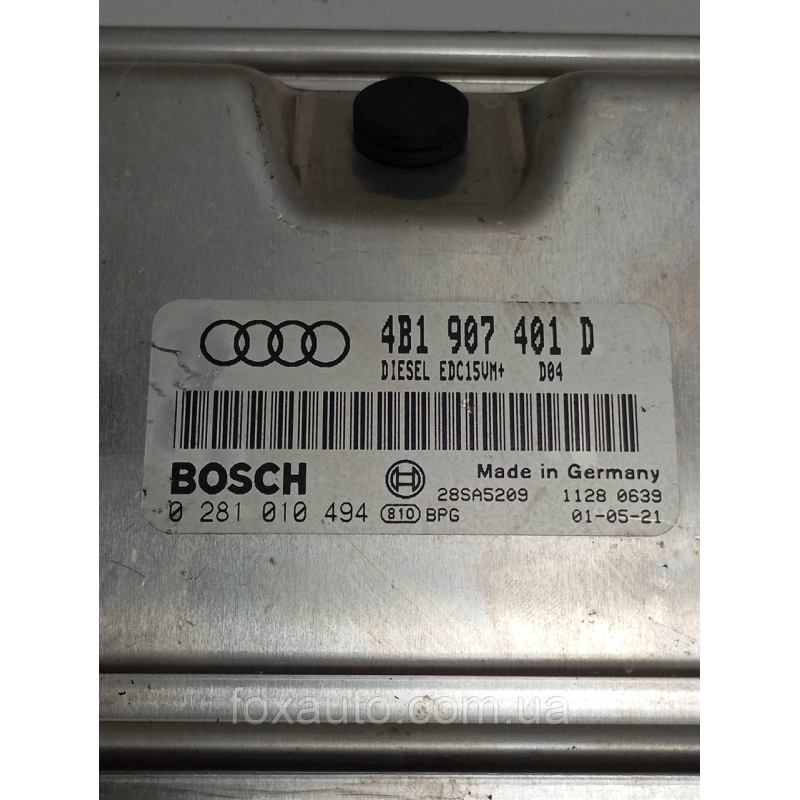 Блок управления двигателем ЭБУ Европа Оригинал 4B1907401D Блок управления двигателем ЭБУ Европа Оригинал 4B1907401D