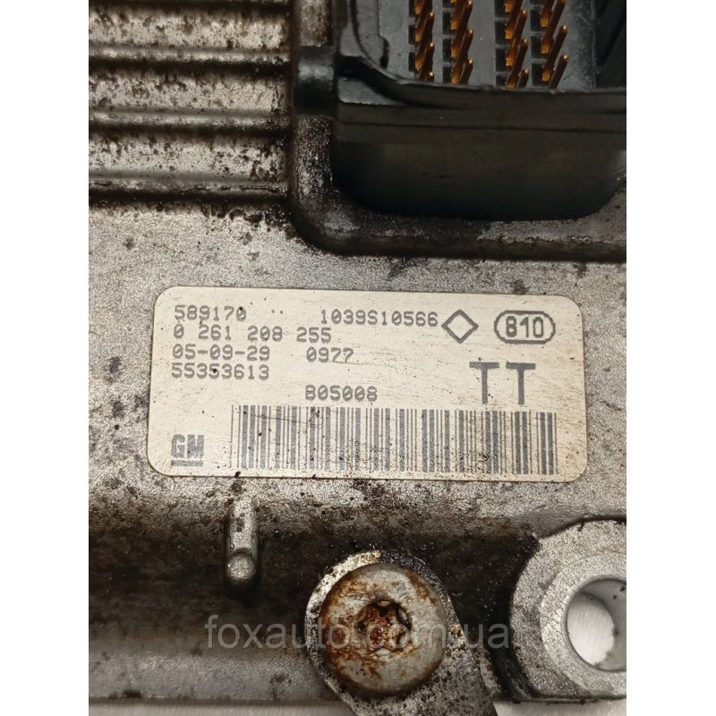 Блок управления двигателем Opel Meriva Европа Оригинал 55353613 Блок управления двигателем Opel Meriva Европа Оригинал 55353613