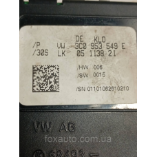 Модуль Управления  VAG  Европа Оригинал 3C0953549E