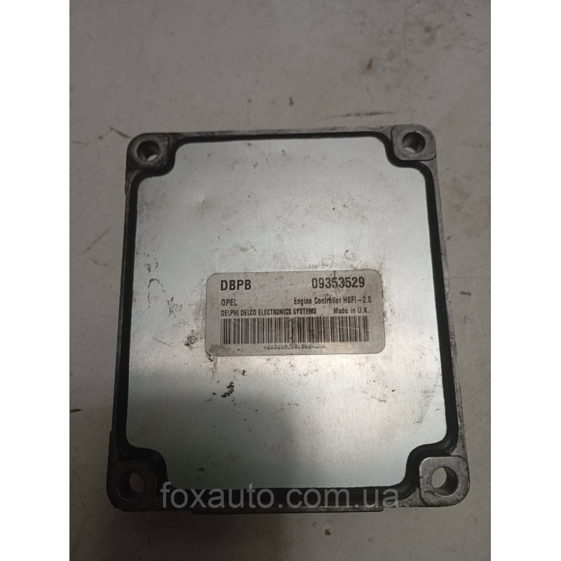 Блок керування двигуном Opel Vectra оригінал 09353529 Блок керування двигуном Opel Vectra оригінал 09353529