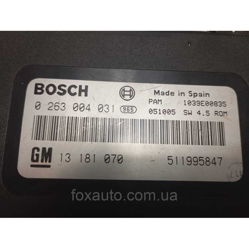 Блок управління парктрониками Opel Astra оригінал 0263004031