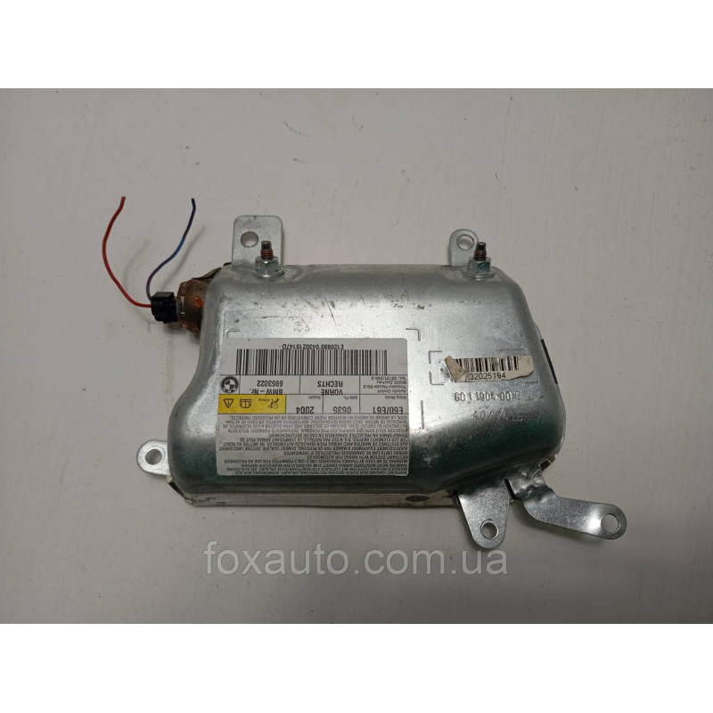 Подушка безпеки пасажира передня права BMW оригінал 601190400E Подушка безпеки пасажира передня права BMW оригінал 601190400E