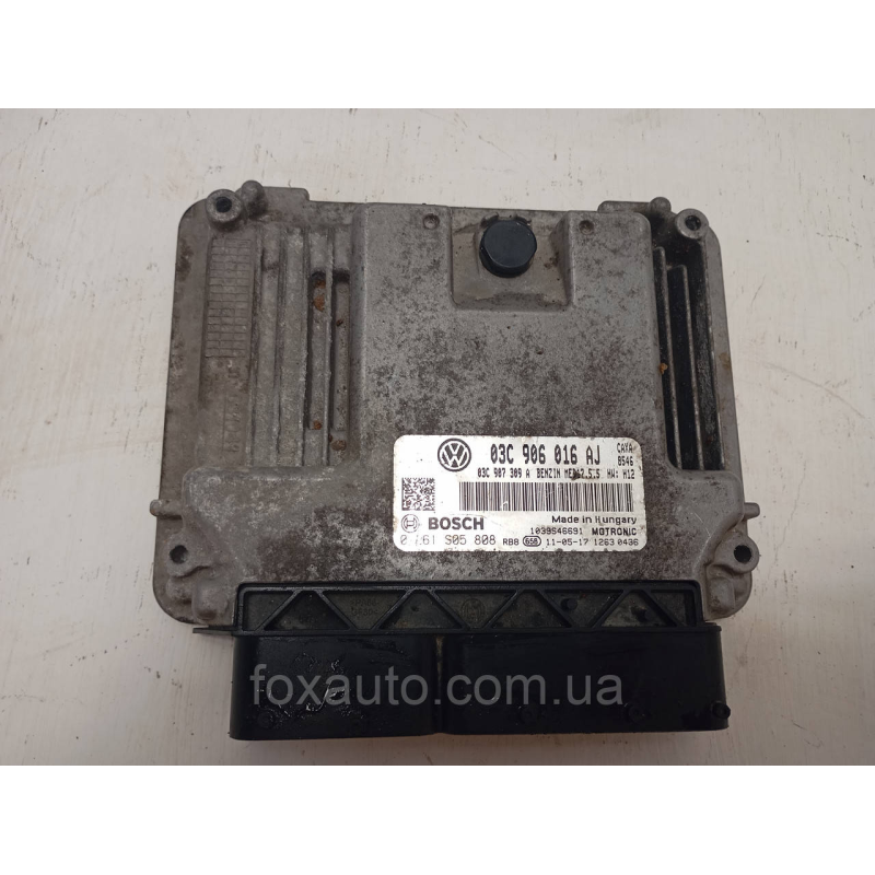 Блок управління двигуном оригінал Volkswagen Golf Plus 03C906016AJ