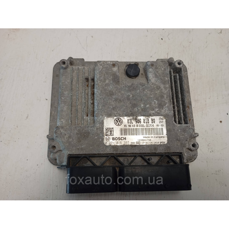 Блок управління двигуном оригінал Skoda Yeti 03L906018BQ Блок управління двигуном оригінал Skoda Yeti 03L906018BQ