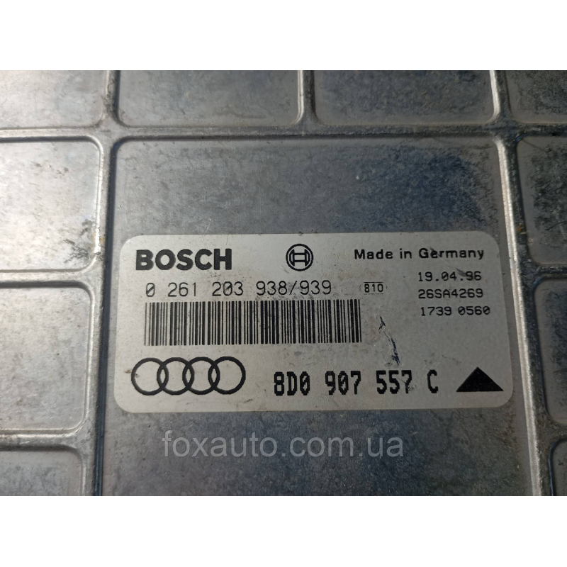 Блок управління двигуном оригінал VAG 0261203938939 Блок управління двигуном оригінал VAG 0261203938939